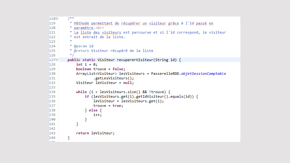 GSB Java - Page d'accueil