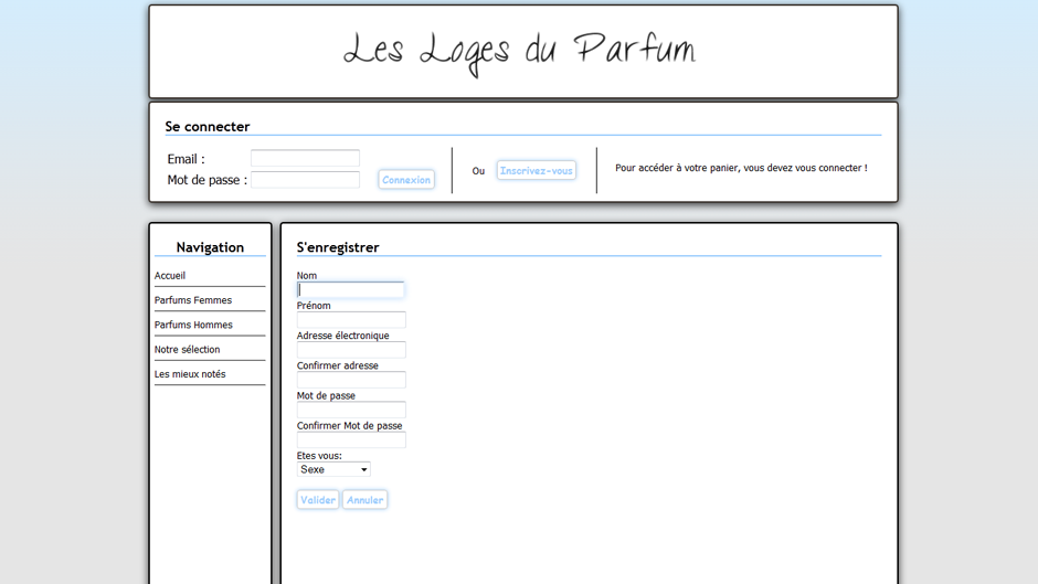GSB Web - Page d'accueil