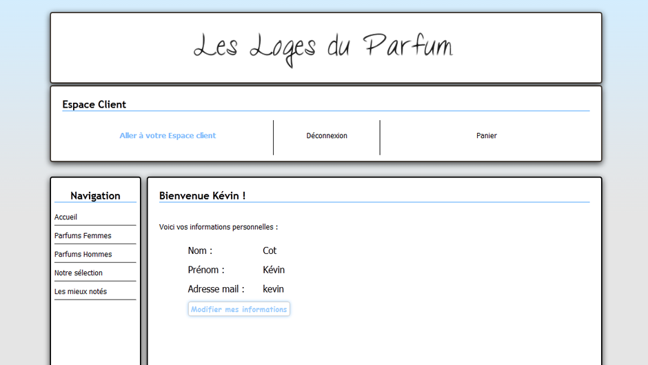 GSB Web - Page d'accueil