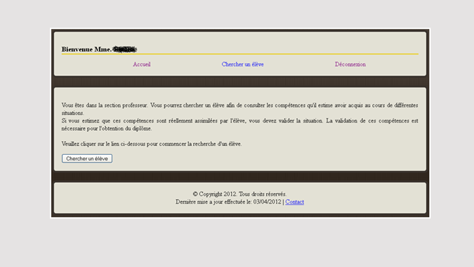 Portefeuille de comptences
